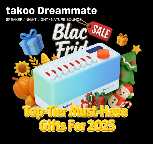 The Ultimate 2025 Gift Guide: Give the Gift of Sleep with the Takoo Dreammate 3-in-1 Sound Machine