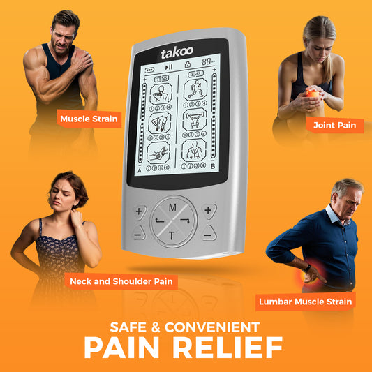 takoo 2-in-1 TENS & EMS Muscle Stimulator
