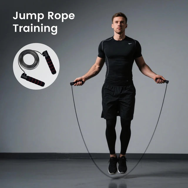 Separate jump-rope use illustration