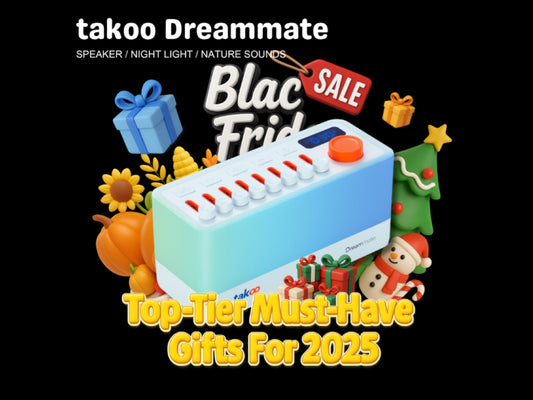 The Ultimate 2025 Gift Guide: Give the Gift of Sleep with the Takoo Dreammate 3-in-1 Sound Machine