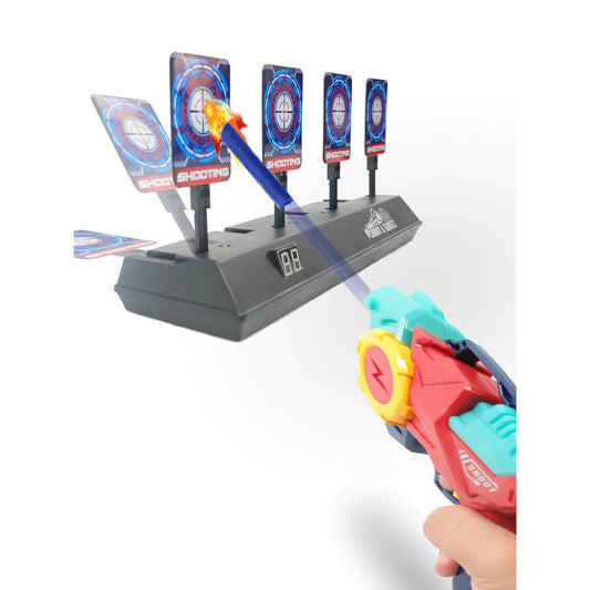 Digital Electronic Shooting Target for Nerf Gun Gel Beam Sprayer Accessories Net Frame Sound Light Game Kids Toy halloween Gifts