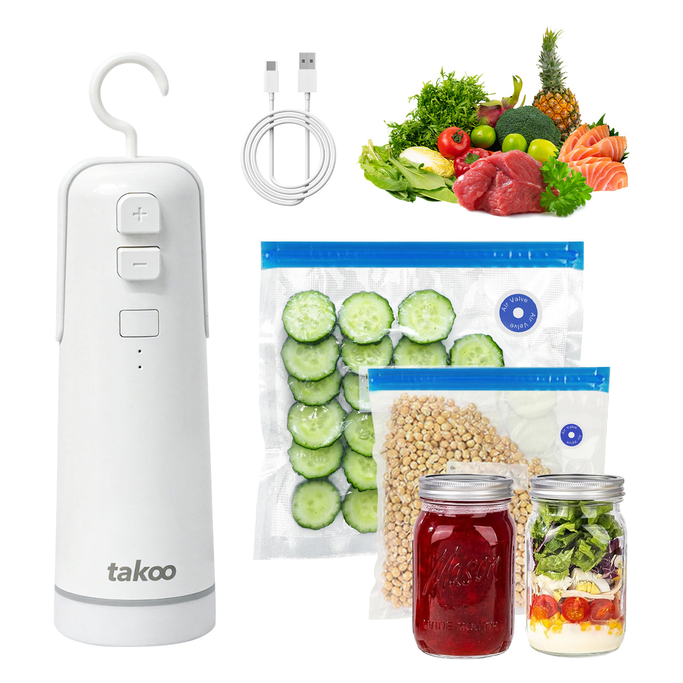 Takoo Compact Handheld Vacuum Sealer
