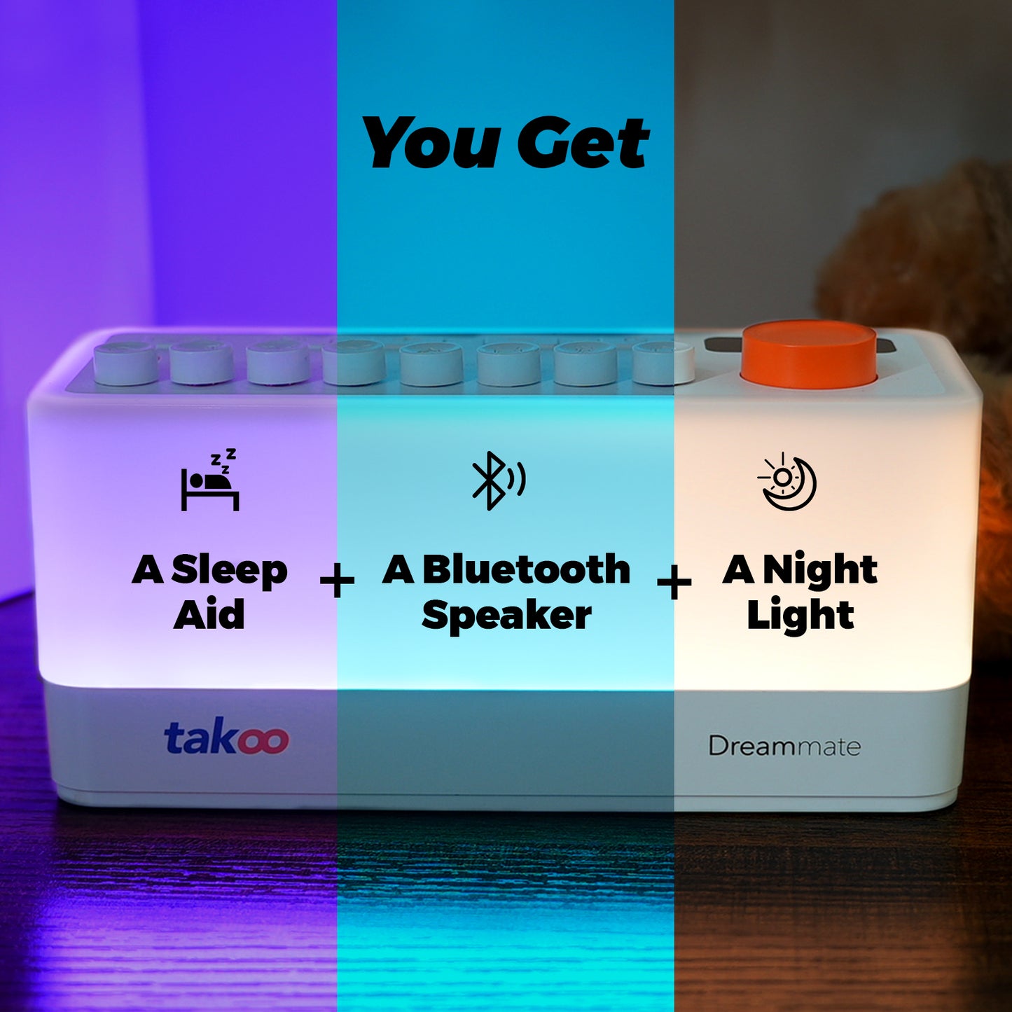 takoo Dreammate 3-in-1 Speaker