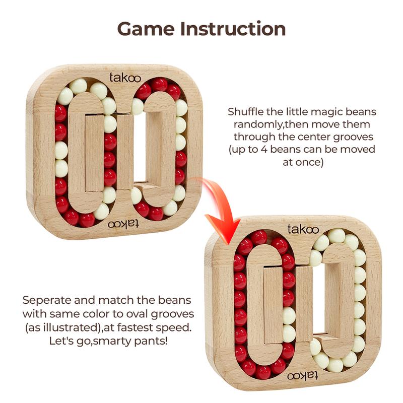 TAKOO Wooden Beads Puzzle Game