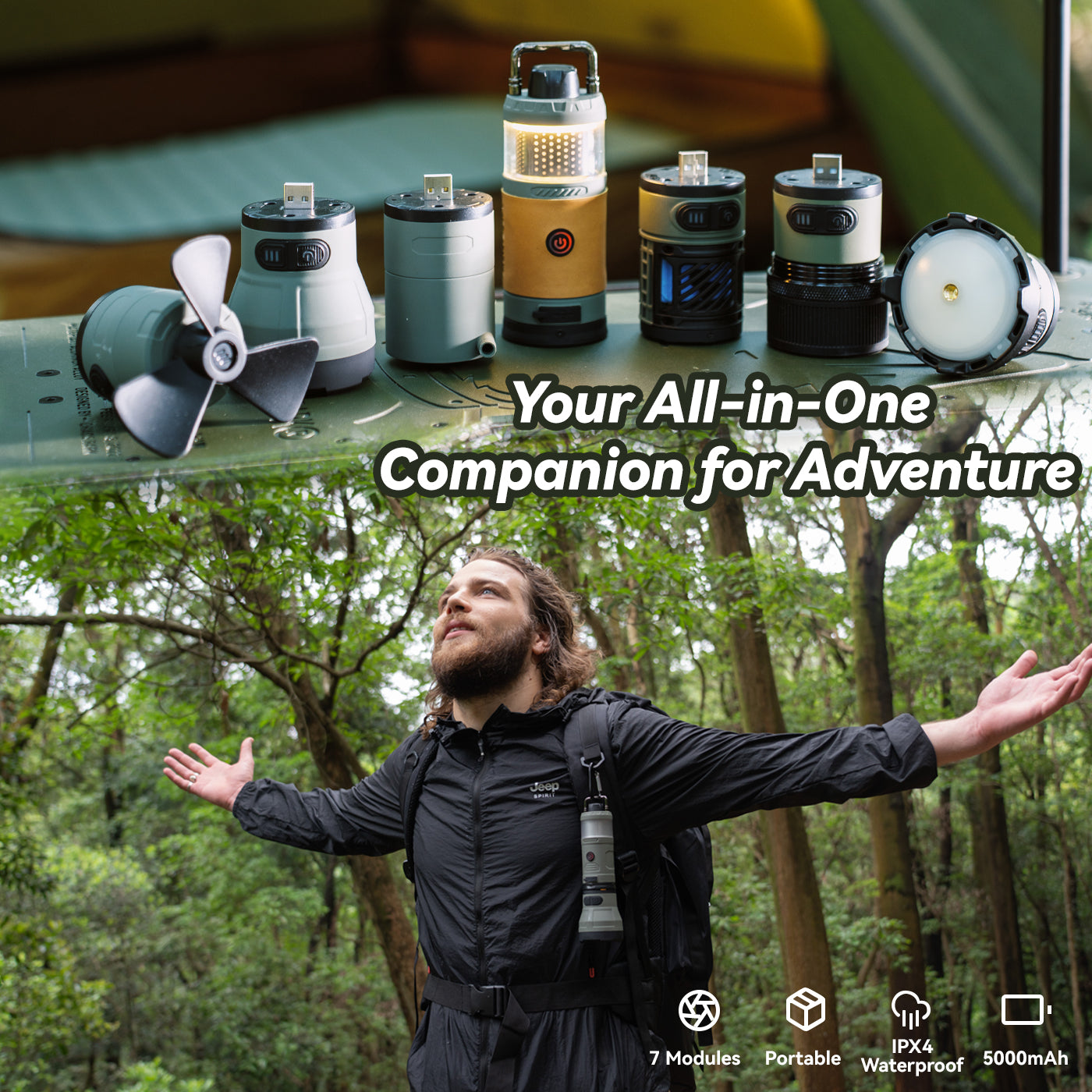 TAKOO Multiple Modular Camping Lantern