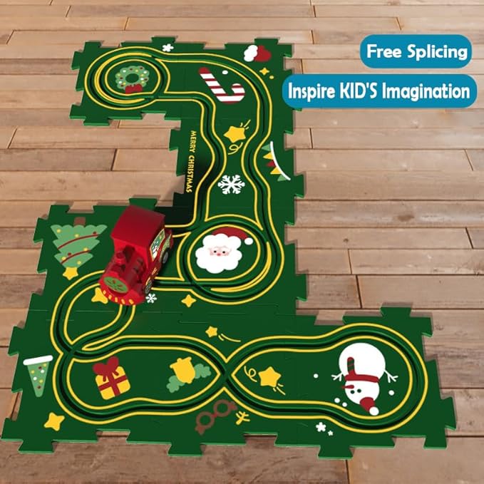 25PCS Puzzle Car Tracks with Vehicles