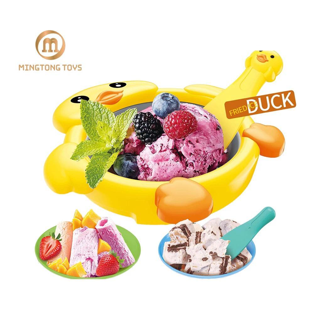 Direct Selling Summer Household Convenient DIY Yogurt Maker Cartoon Duck Fried Ice Machine With Kitchen Sink Toy