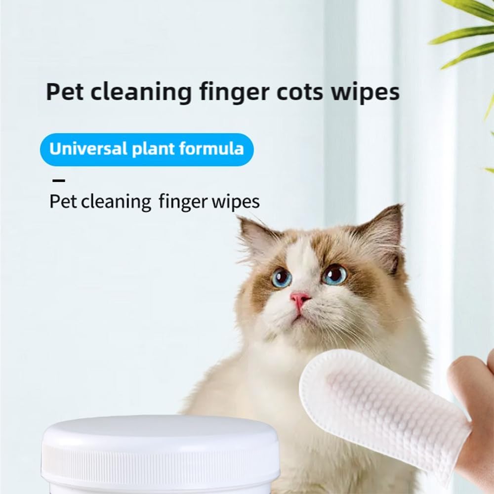 Pet Cleaning Finger Wipes