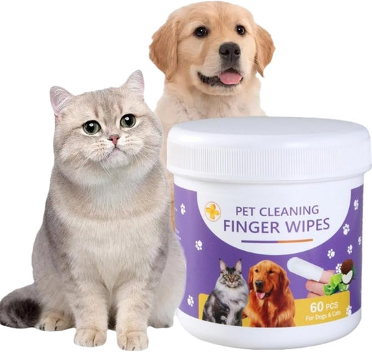 Pet Cleaning Finger Wipes